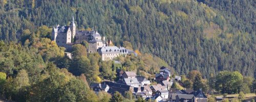 Die Burg Lauenstein liegt ganz im Norden Frankenwaldes.