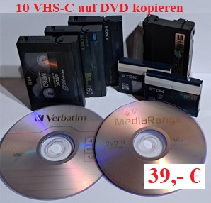 VHS-C digitalisieren auf DVD