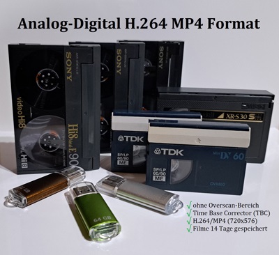Videokassetten digitalisieren als MP4