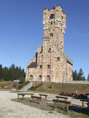 Altvaterturm bei Lehesten, der Turm ist ca. 3km von der Ortsmitte Lehesten entfernt.