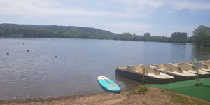 Der Rudufersee liegt zwischen Michelau und Schwürbitz.