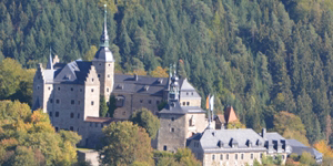 Die Burg Lauenstein liegt ganz im Norden Frankenwaldes.