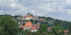 Festung Rosenberg in Kronach, eine der schönsten und größten Festungsanlagen.