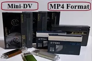 Mini-DV Kassetten als MP4 Datei digitalisieren.