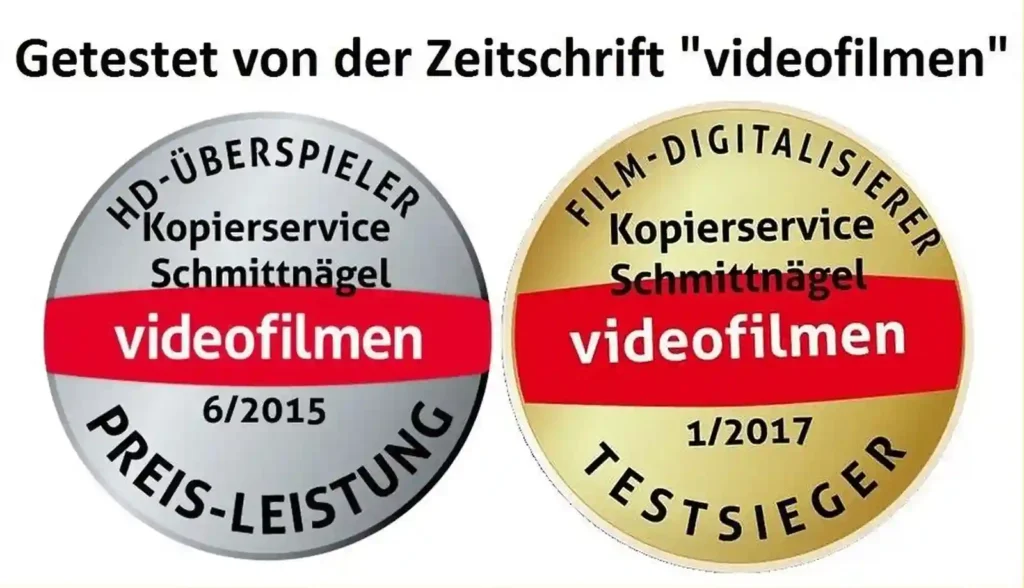Getestet von der zeitschrift videofilmen