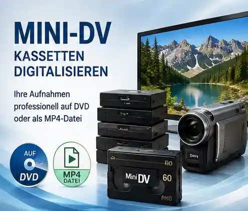 Videokassetten digitalisieren auf DVD.