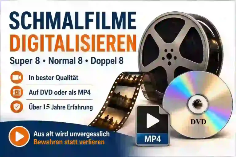 Super 8, Normal 8 und 16mm Filme digitalisieren.